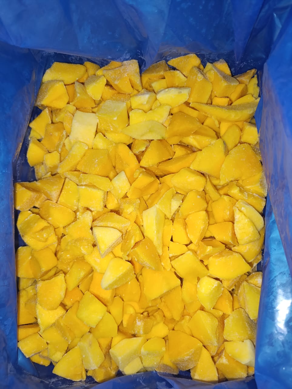 Morceaux de mangue surgelés